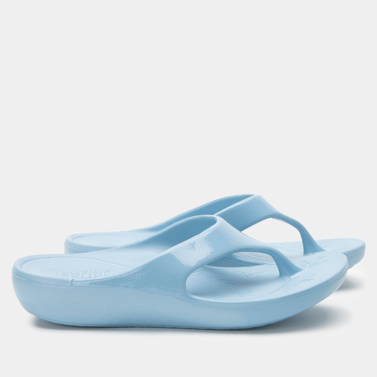 Alegria Ode Dusty Blue Gloss Sandal