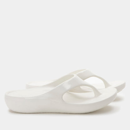 Alegria Ode White Gloss Sandal