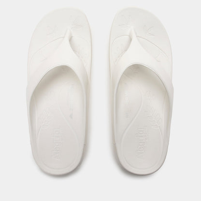 Alegria Ode White Gloss Sandal