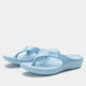 dusty blue gloss sandal