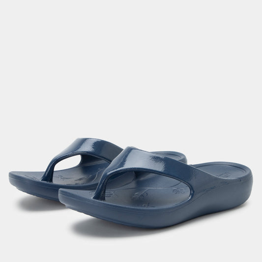 Alegria Ode Navy Gloss Sandal
