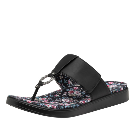 Alegria Moxi Enchanting Black Sandal