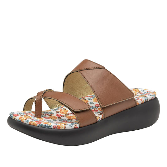 Alegria Beatrix Cognac Sandal