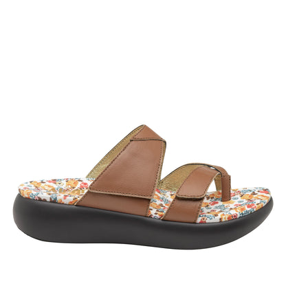 Alegria Beatrix Cognac Sandal