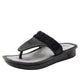 black upgrade sandal