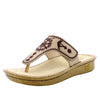 mandala natural sandal
