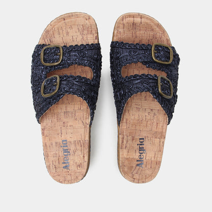 Alegria Oona Fancy Navy Sandal