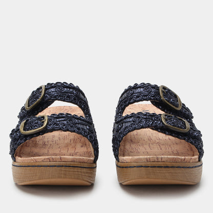 Alegria Oona Fancy Navy Sandal