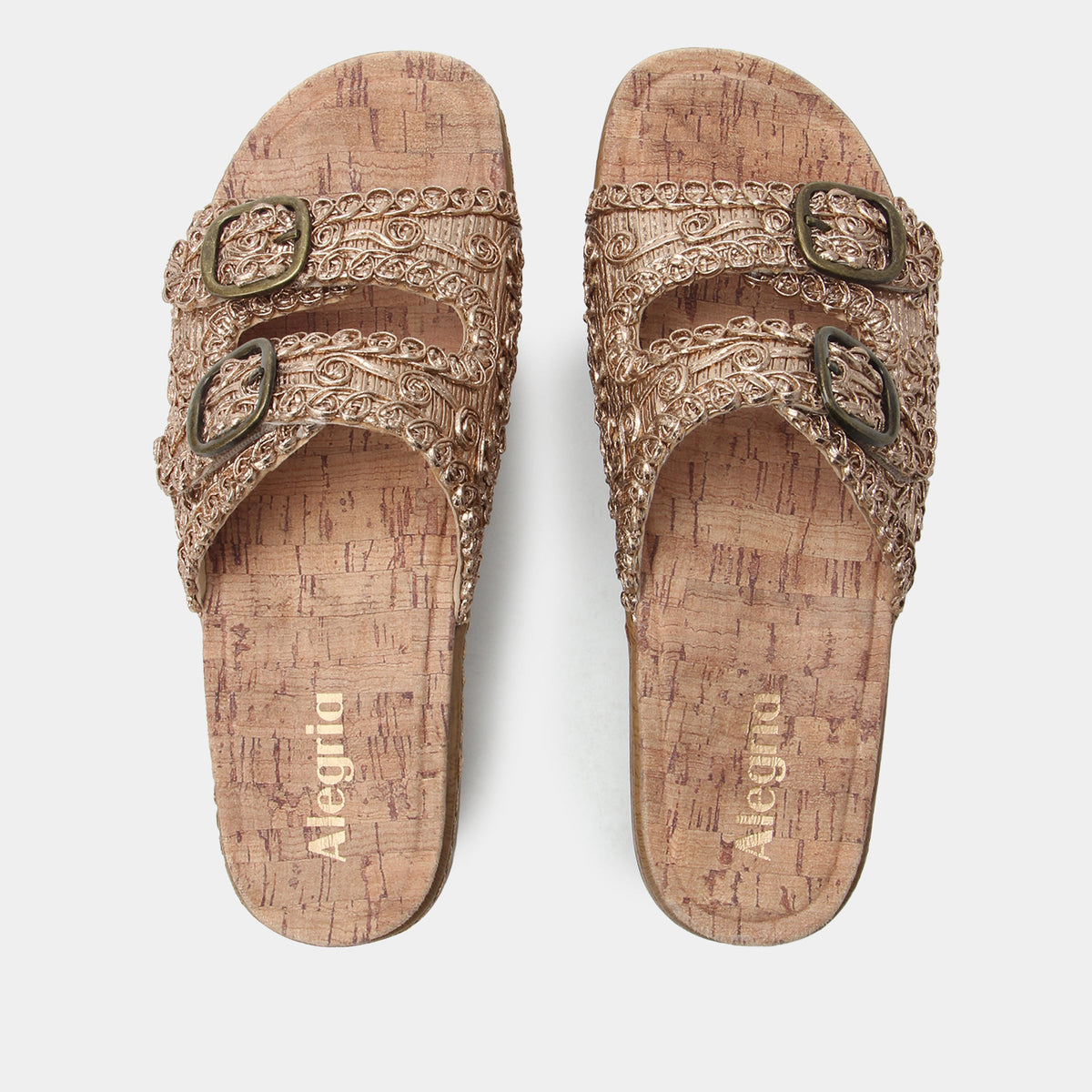 Alegria Oona Fancy Gold Sandal