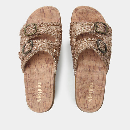 Alegria Oona Fancy Gold Sandal