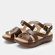 walnut sandal