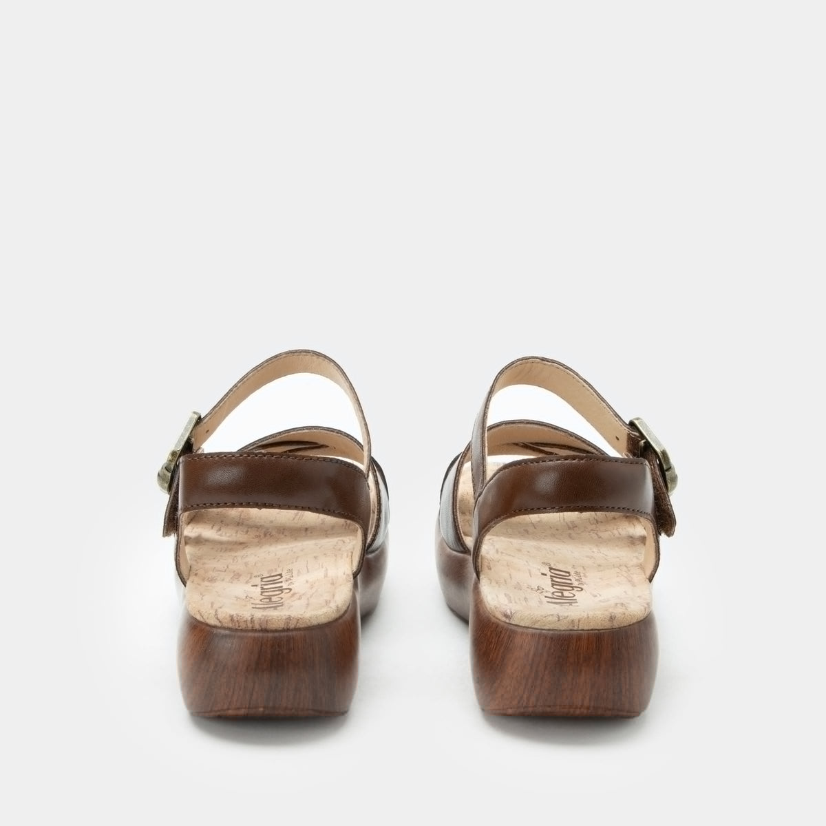 Alegria Bianca Walnut Sandal