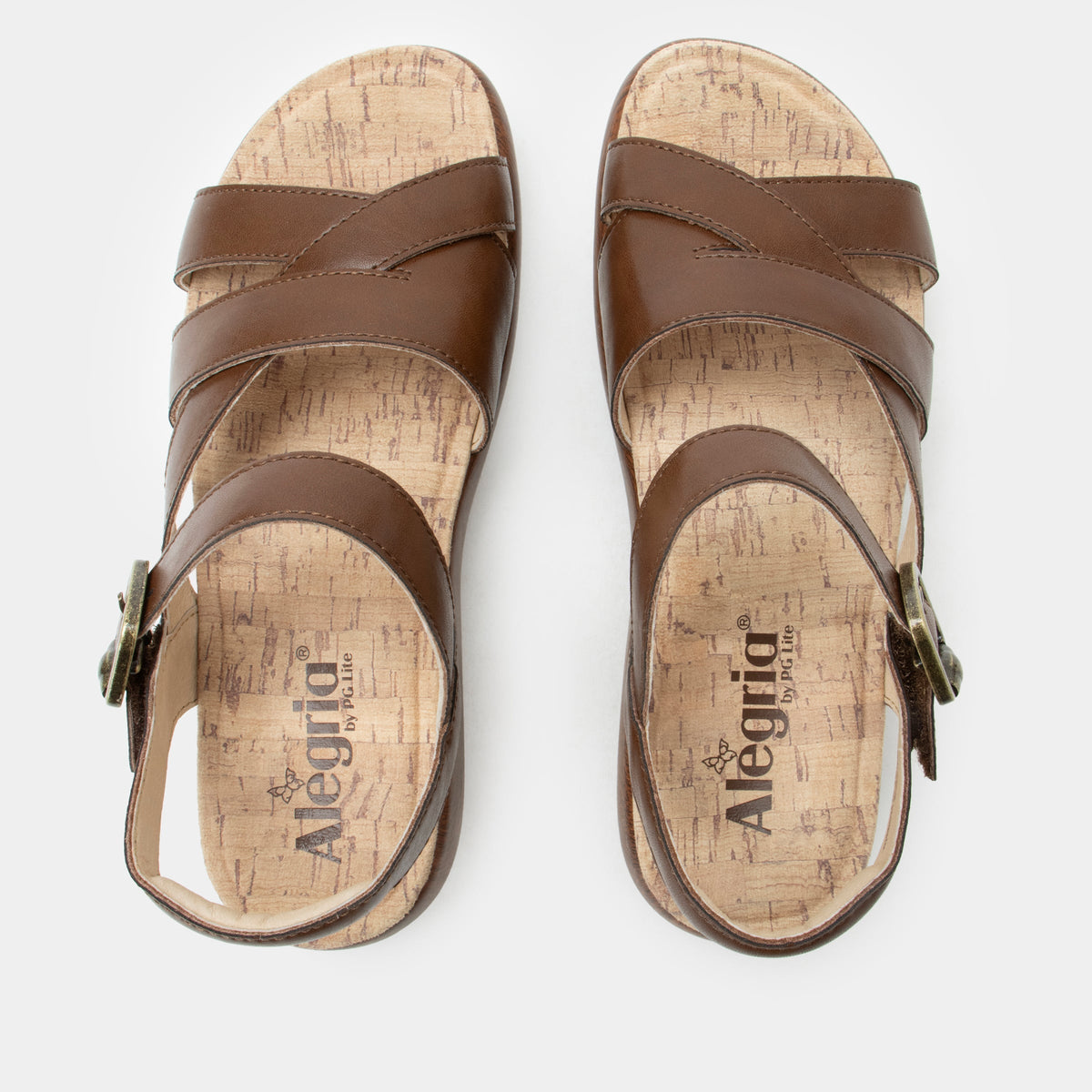 Alegria Bianca Walnut Sandal