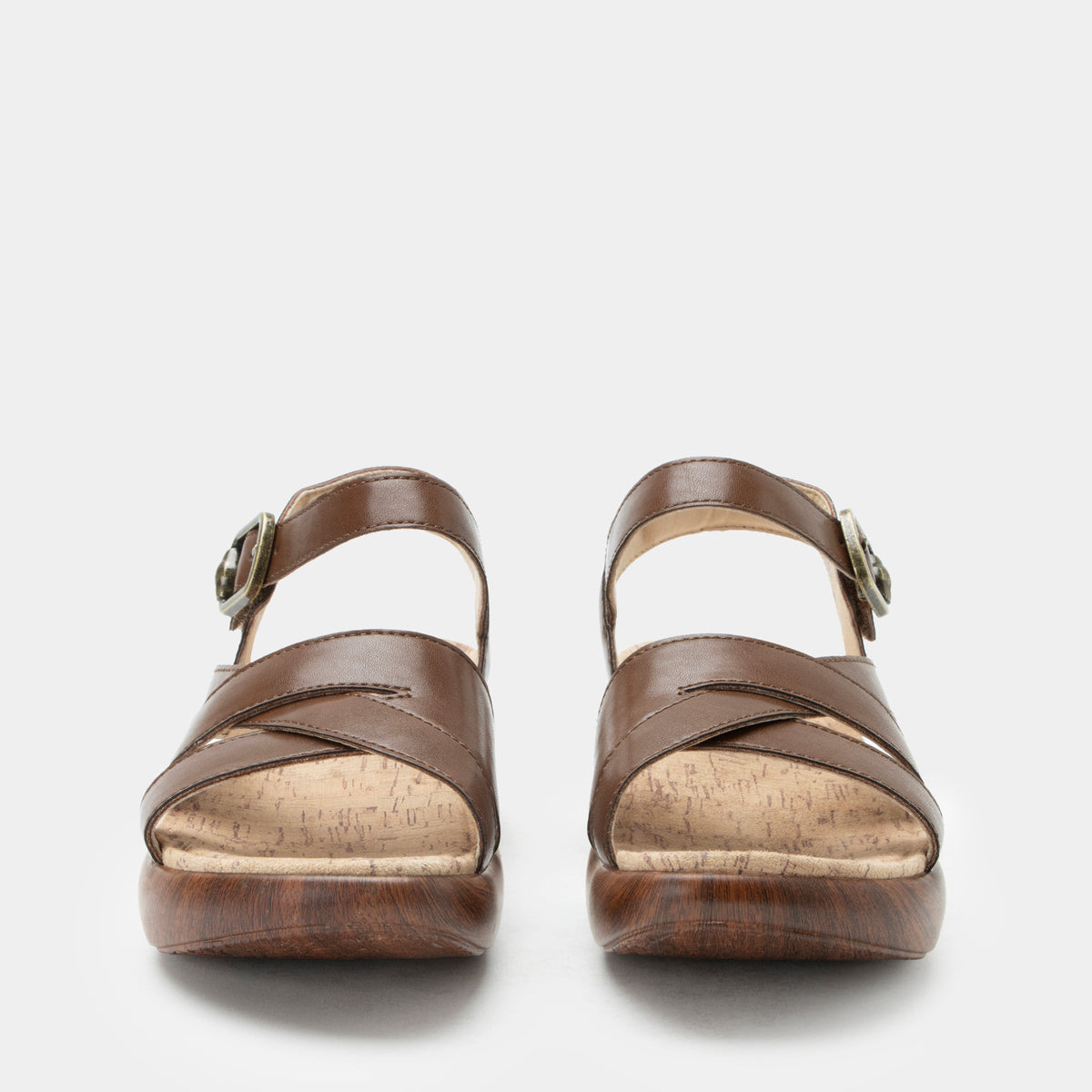 Alegria Bianca Walnut Sandal