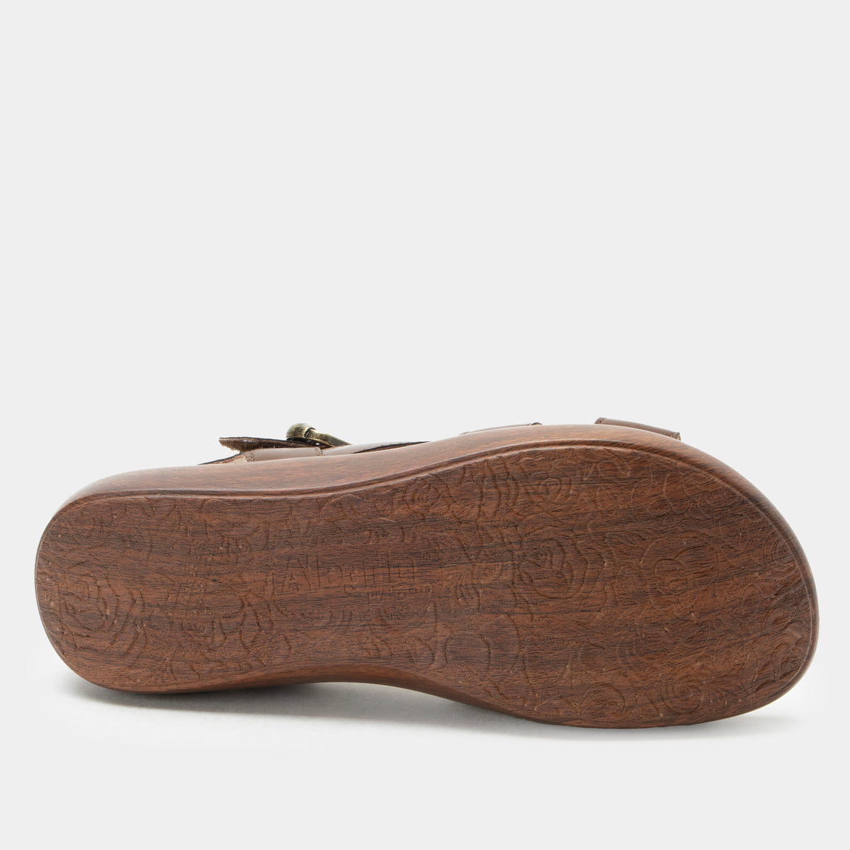 Alegria Bianca Walnut Sandal