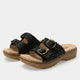 black sandal