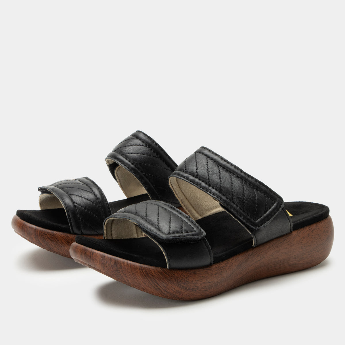 Alegria Brayah Black Sandal