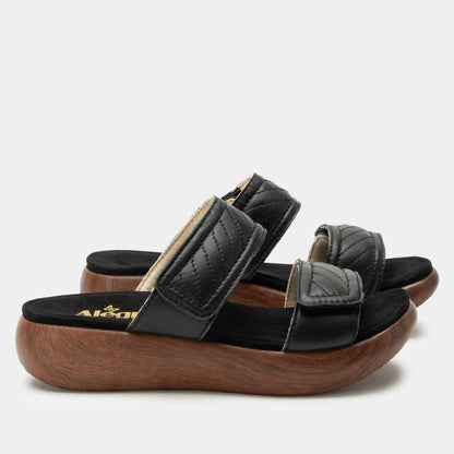 Alegria Brayah Black Sandal
