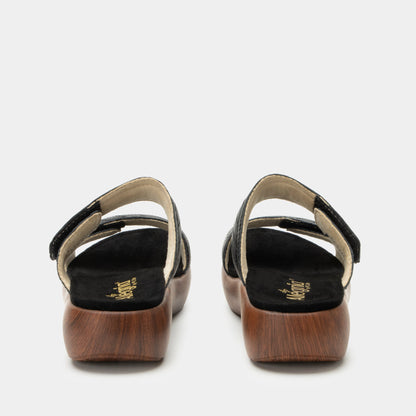 Alegria Brayah Black Sandal