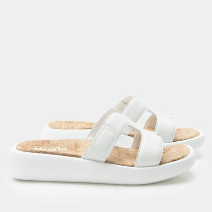Alegria Portia White Sandal