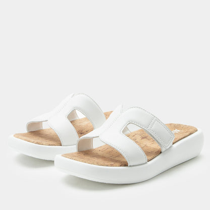 all white sandal,36