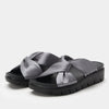 gunmetal sandal