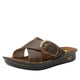 oiled brown sandal