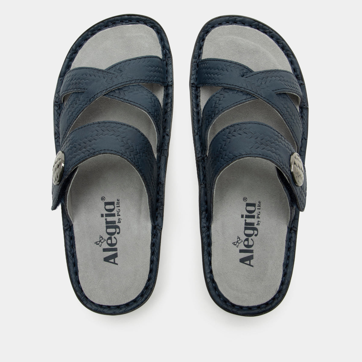 Alegria Victoriah Basketry Navy Sandal