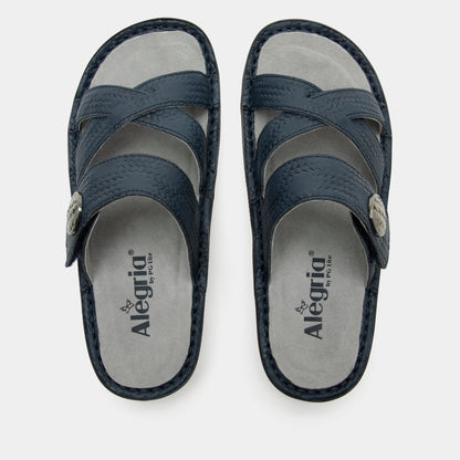Alegria Victoriah Basketry Navy Sandal