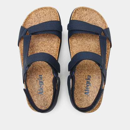 Alegria Henna Netted Navy Sandal
