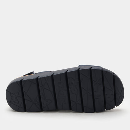 Alegria Henna Netted Navy Sandal