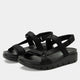 they call me mellow black sandal