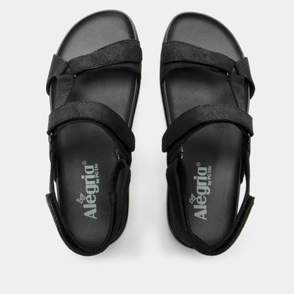 Alegria Henna They Call Me Mellow Black Sandal