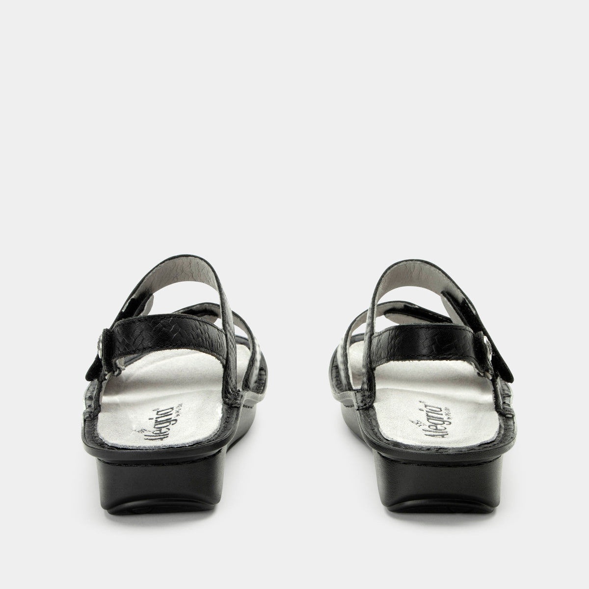 Alegria Verona Basketry Black Sandal