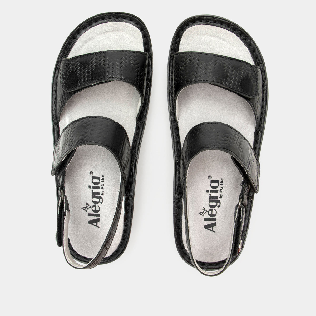 Alegria Verona Basketry Black Sandal