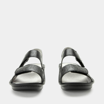 Alegria Verona Basketry Black Sandal