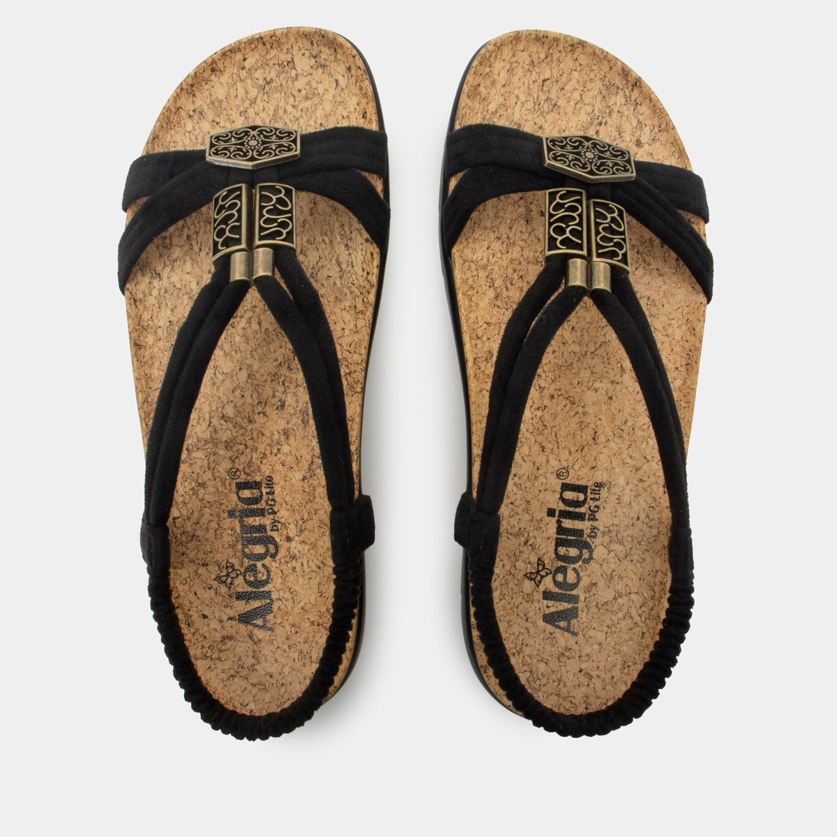 Alegria Roz Casual Black Sandal