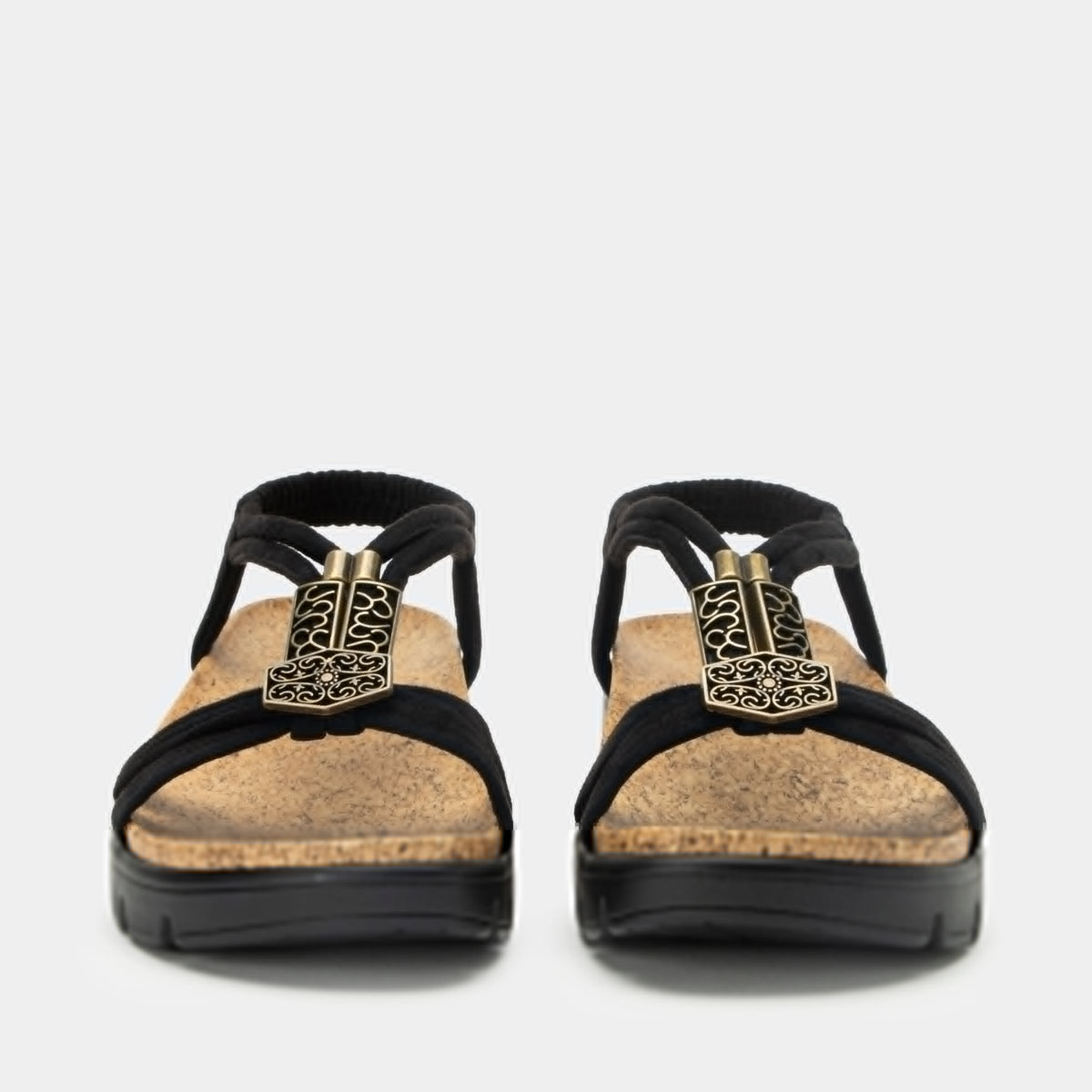 Alegria Roz Casual Black Sandal