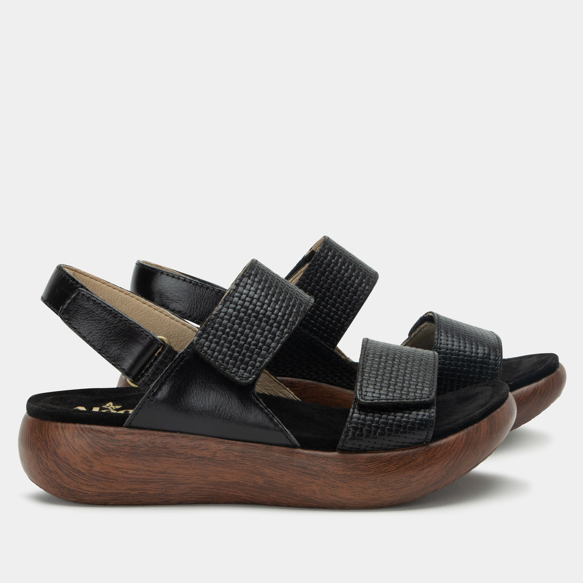 Alegria Bailee Woven Noir Sandal