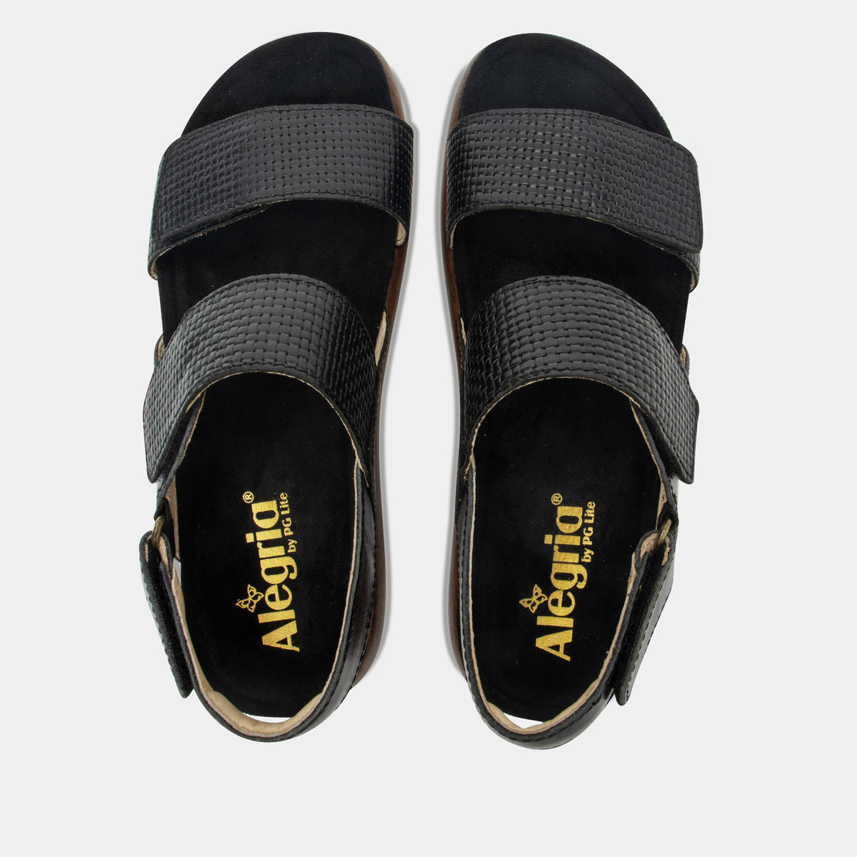 Alegria Bailee Woven Noir Sandal