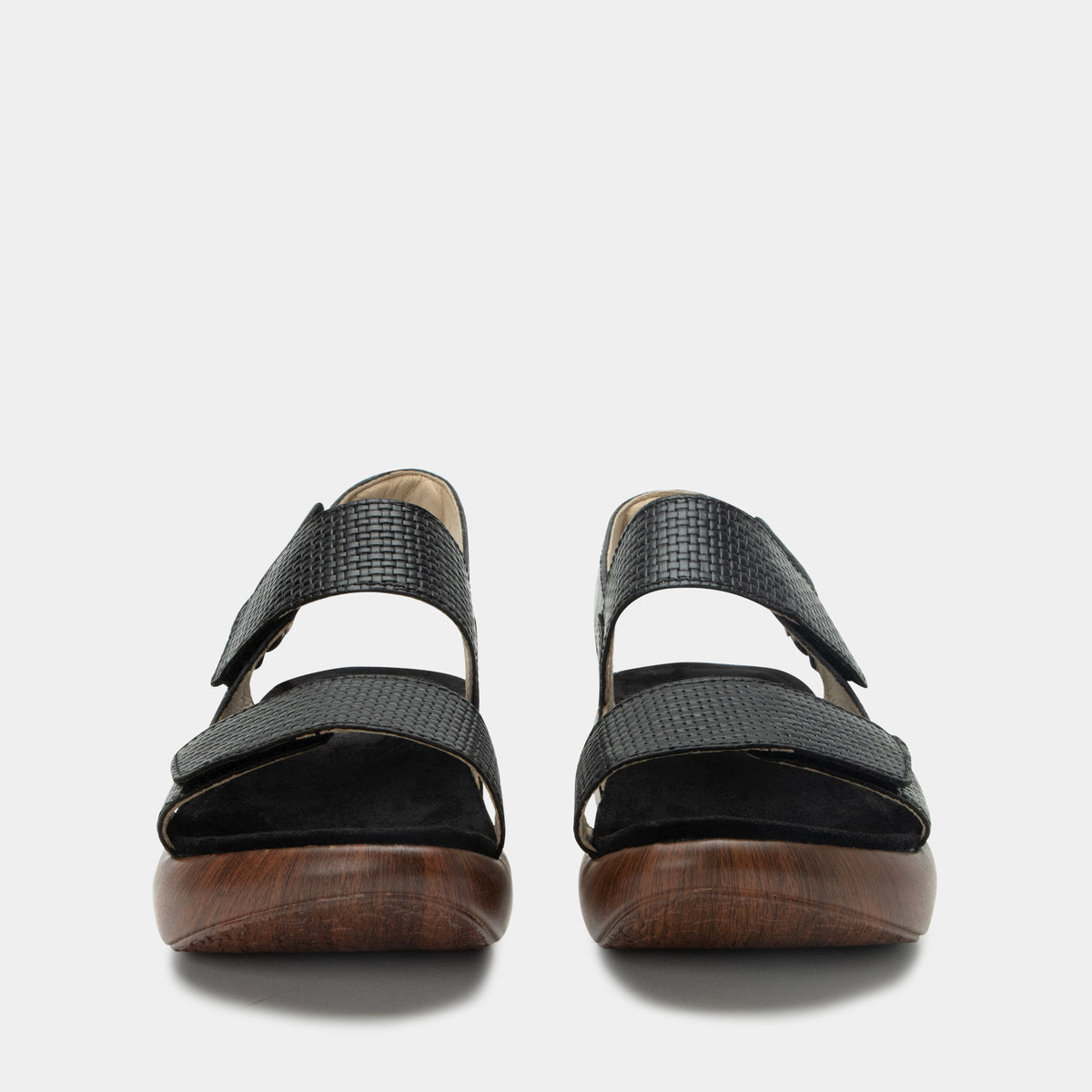 Alegria Bailee Woven Noir Sandal