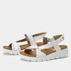 white sandal