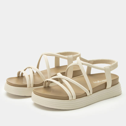 Alegria Audie Crème Brulee Sandal