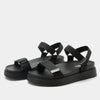 black sandal