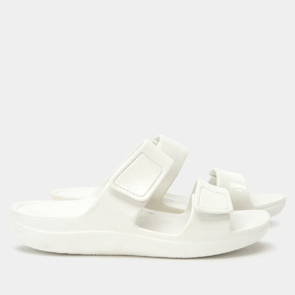 Alegria Orbyt White Gloss Sandal