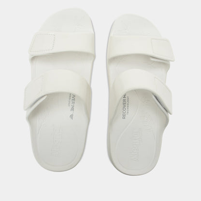 Alegria Orbyt White Gloss Sandal