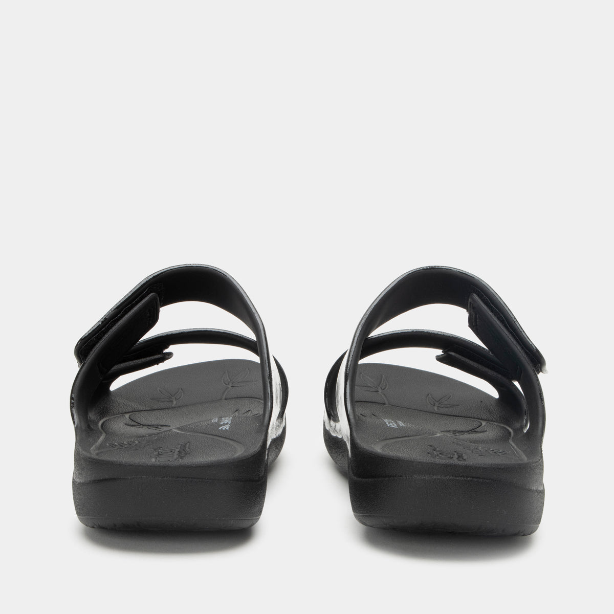 Alegria Orbyt Black Gloss Sandal