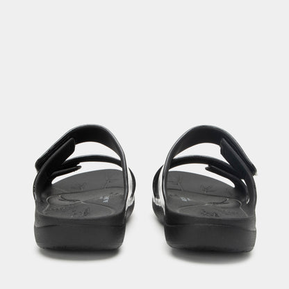 Alegria Orbyt Black Gloss Sandal