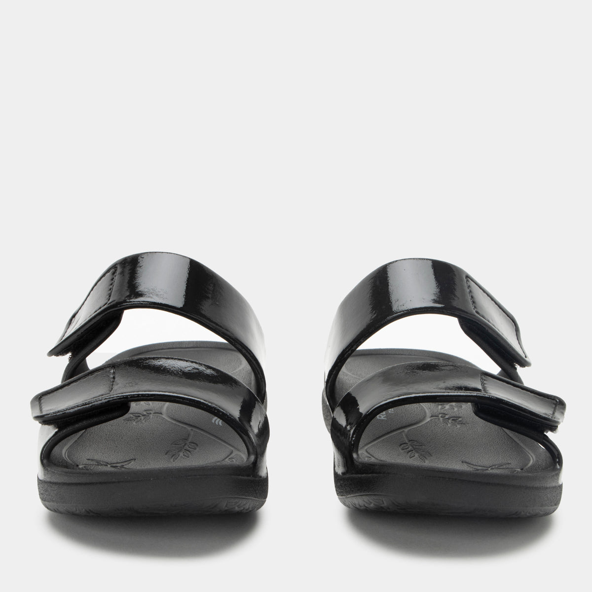 Alegria Orbyt Black Gloss Sandal