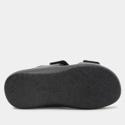 Alegria Orbyt Black Gloss Sandal